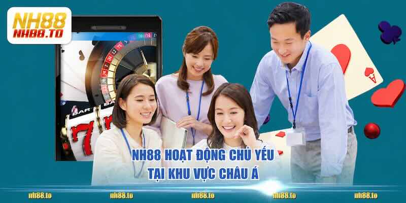 NH88 hoạt động chủ yếu tại khu vực Châu Á